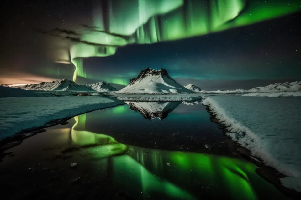 Aurora Borealis Winter