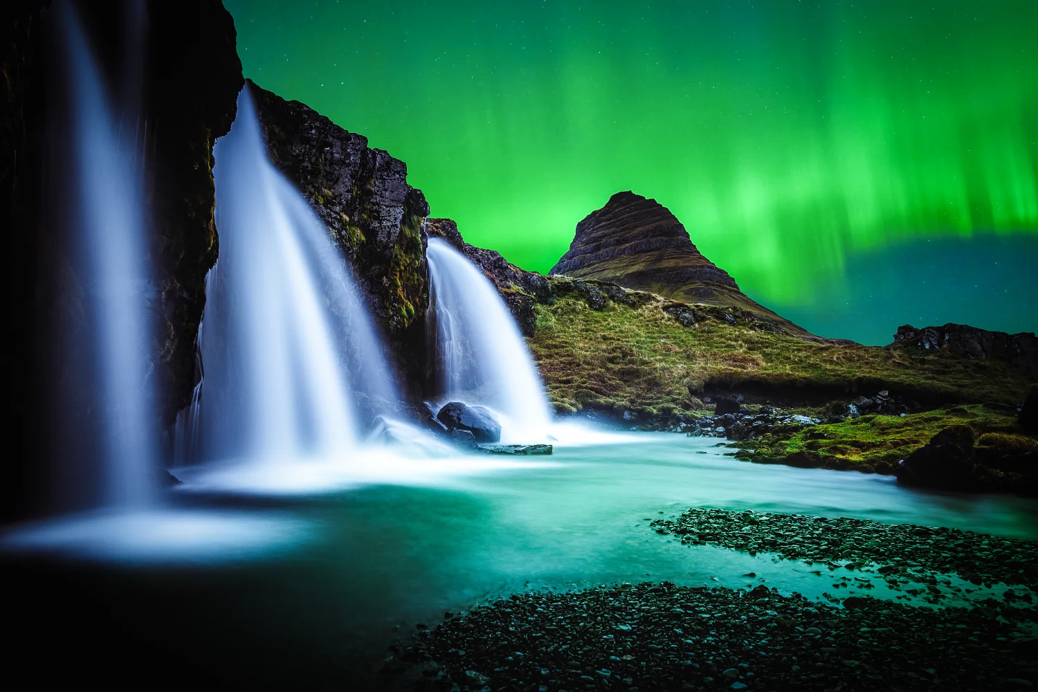 Kirkjufell Aurora Borealis