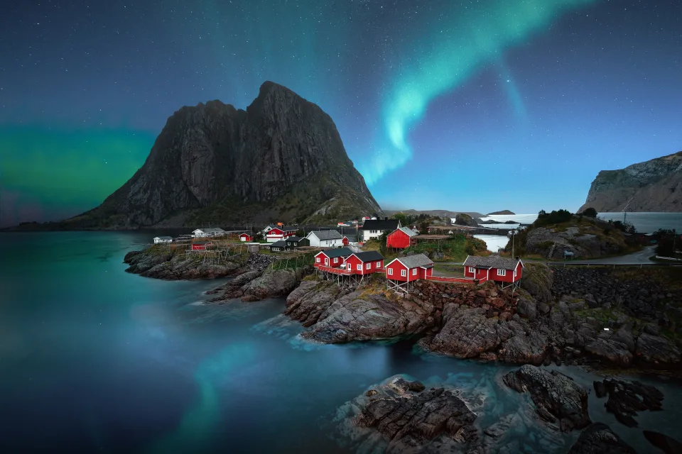 Lofoten islands Aurora Borealis