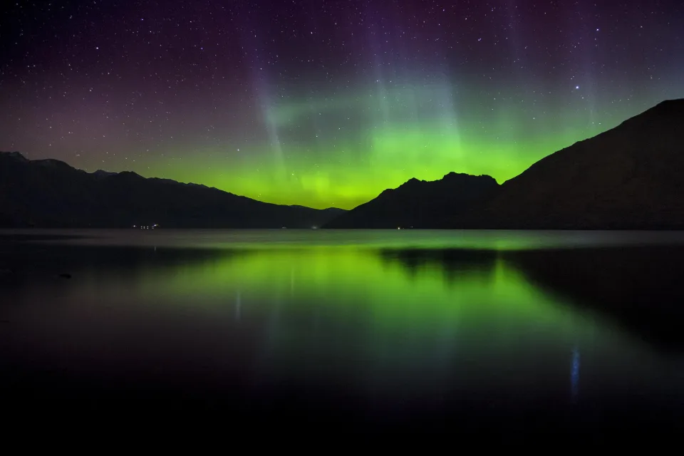 Southern lights Aurora Borealis