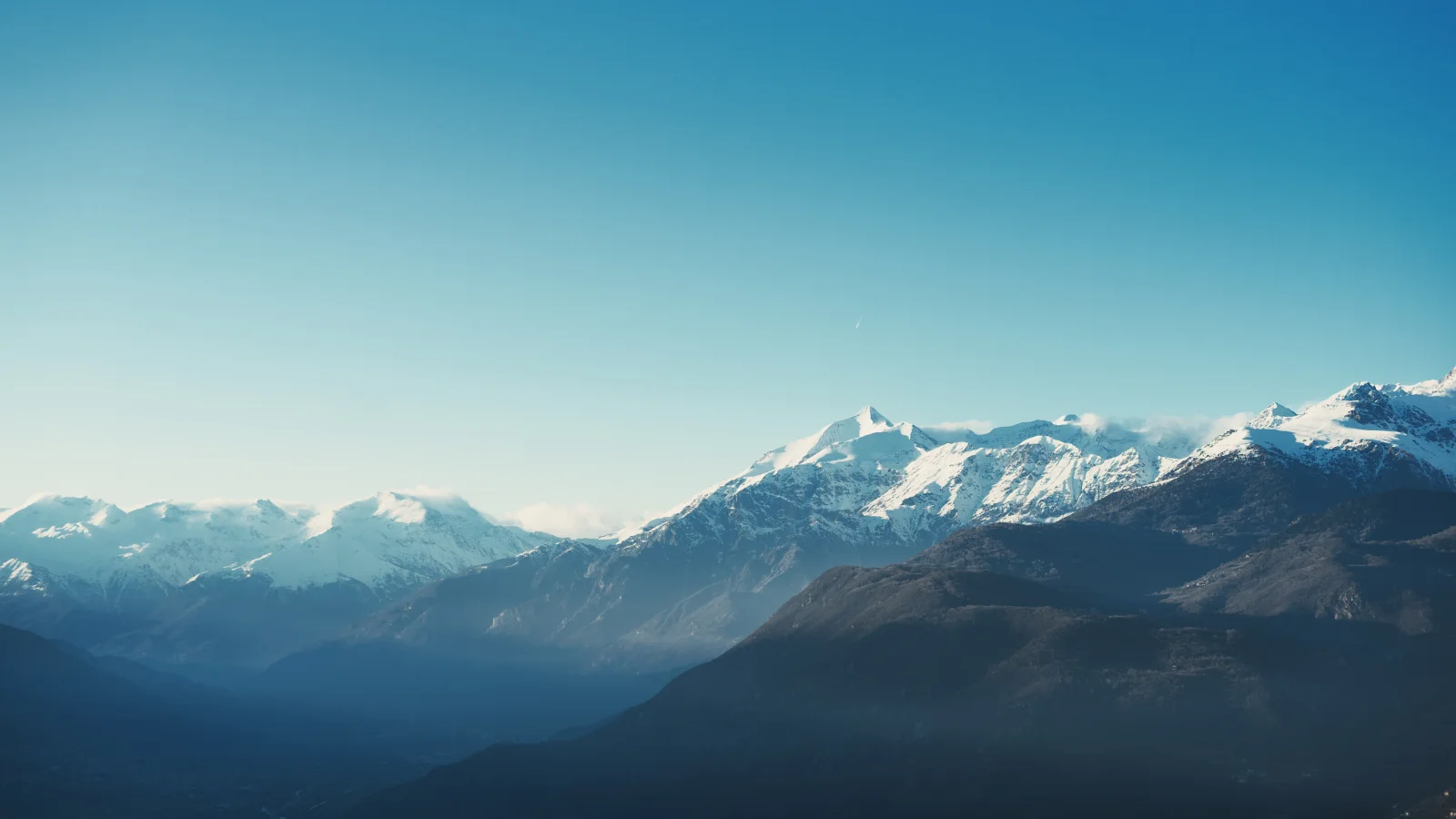 Berge Winter