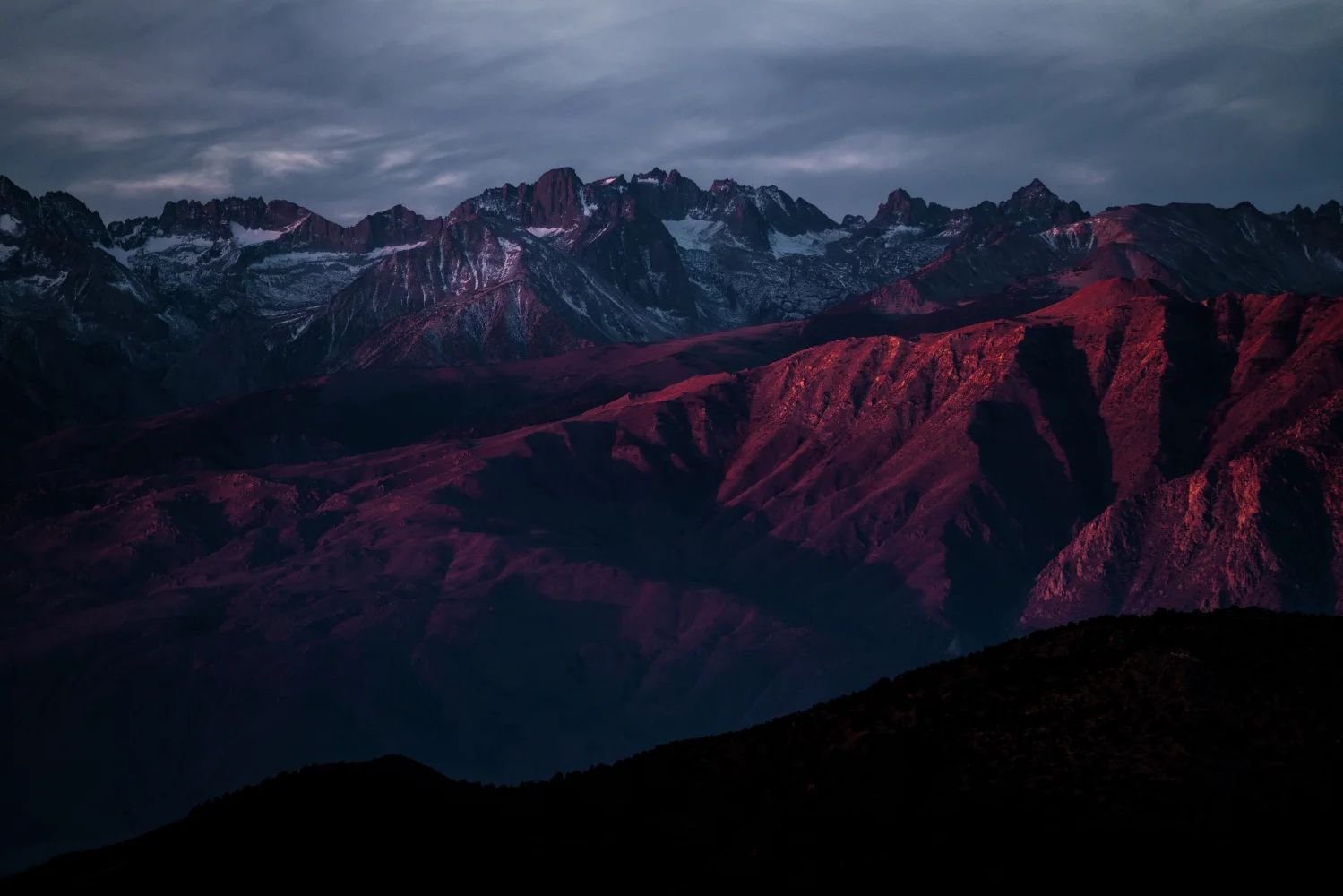 Brown Berge Aerial Ansicht