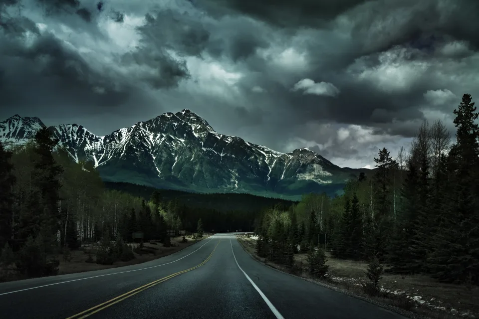Endless Road Canadian Rockies