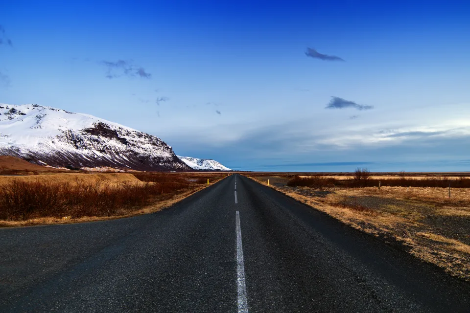 Endless Road Iceland