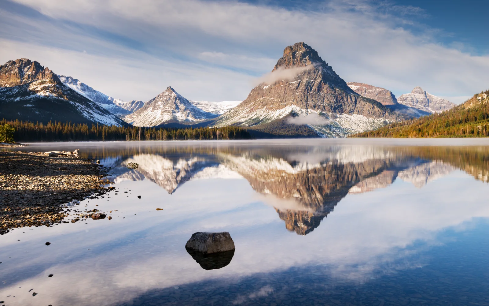 Glacier Berge Mirror Lake