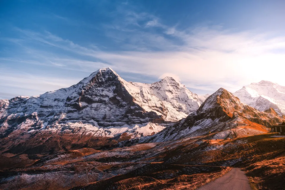 Glacier Berge Snow covered