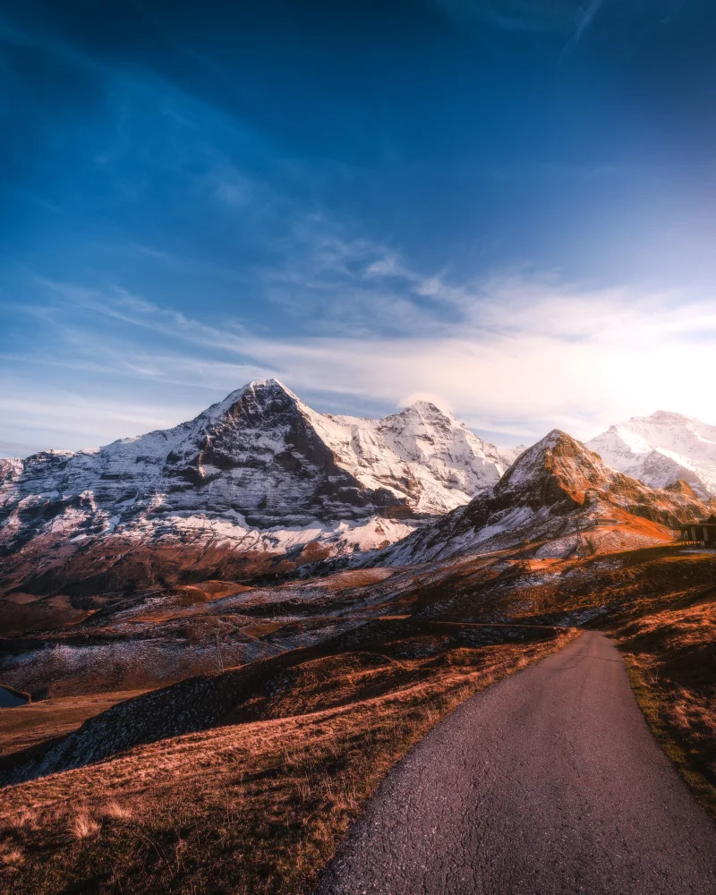 Glacier Berge Snow covered
