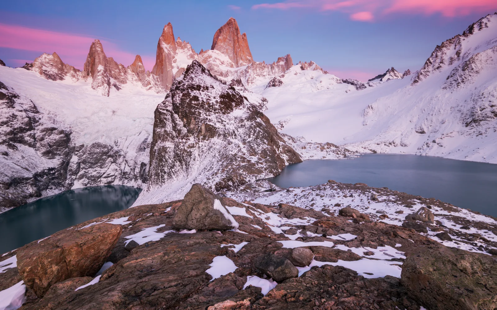 Glacier Berge Winter