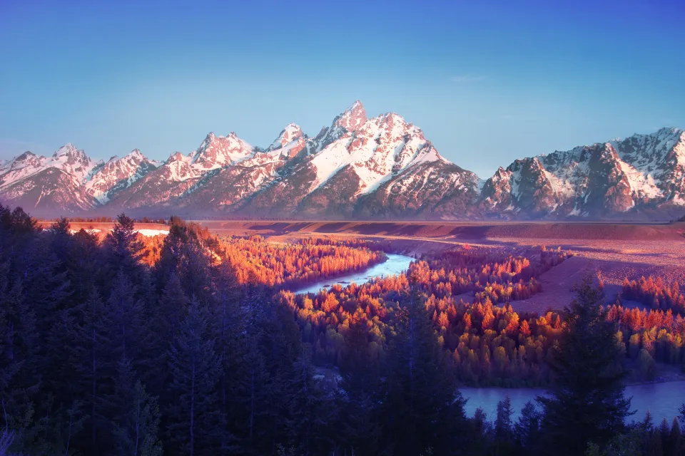 Grand Teton National Park Snake Fluss