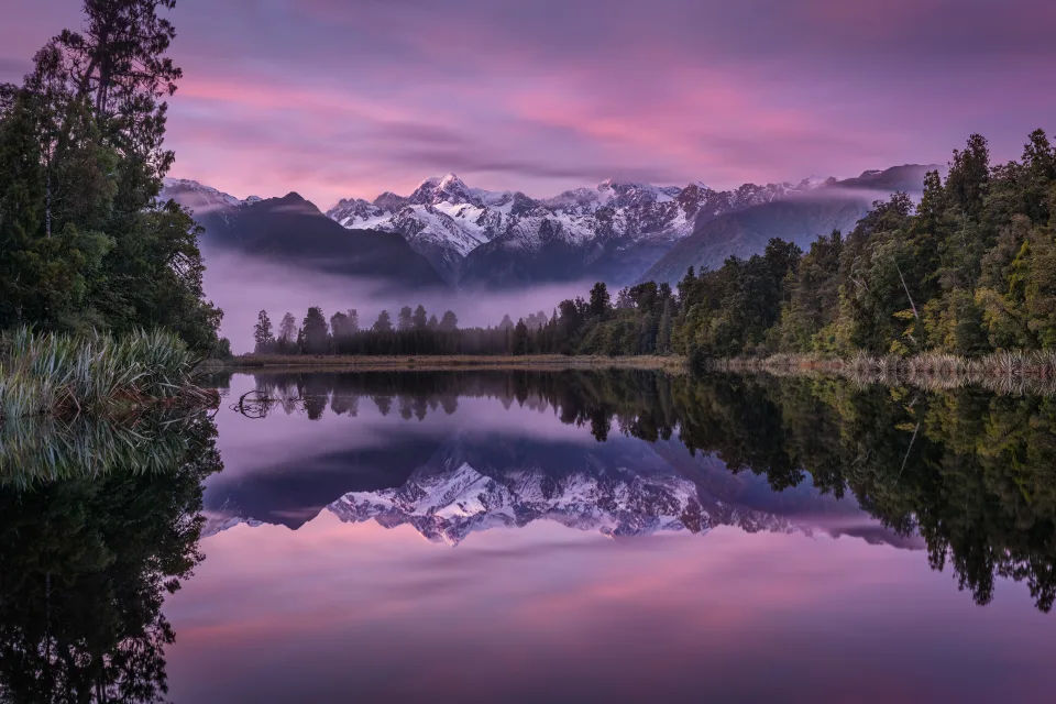 Lake Matheson ästhetisch