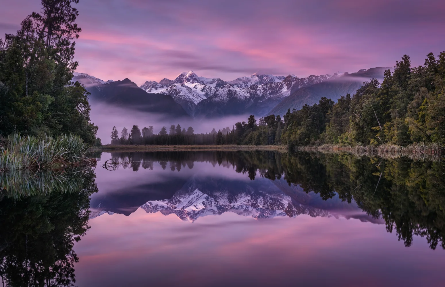Lake Matheson ästhetisch