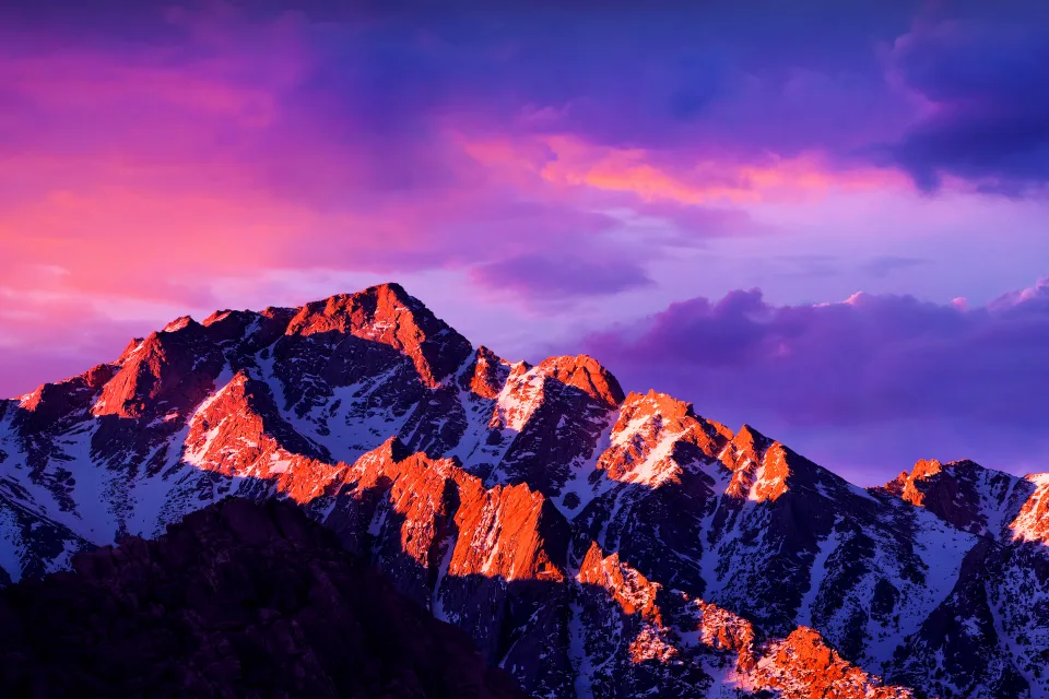 MacOS Sierra Glacier Berge