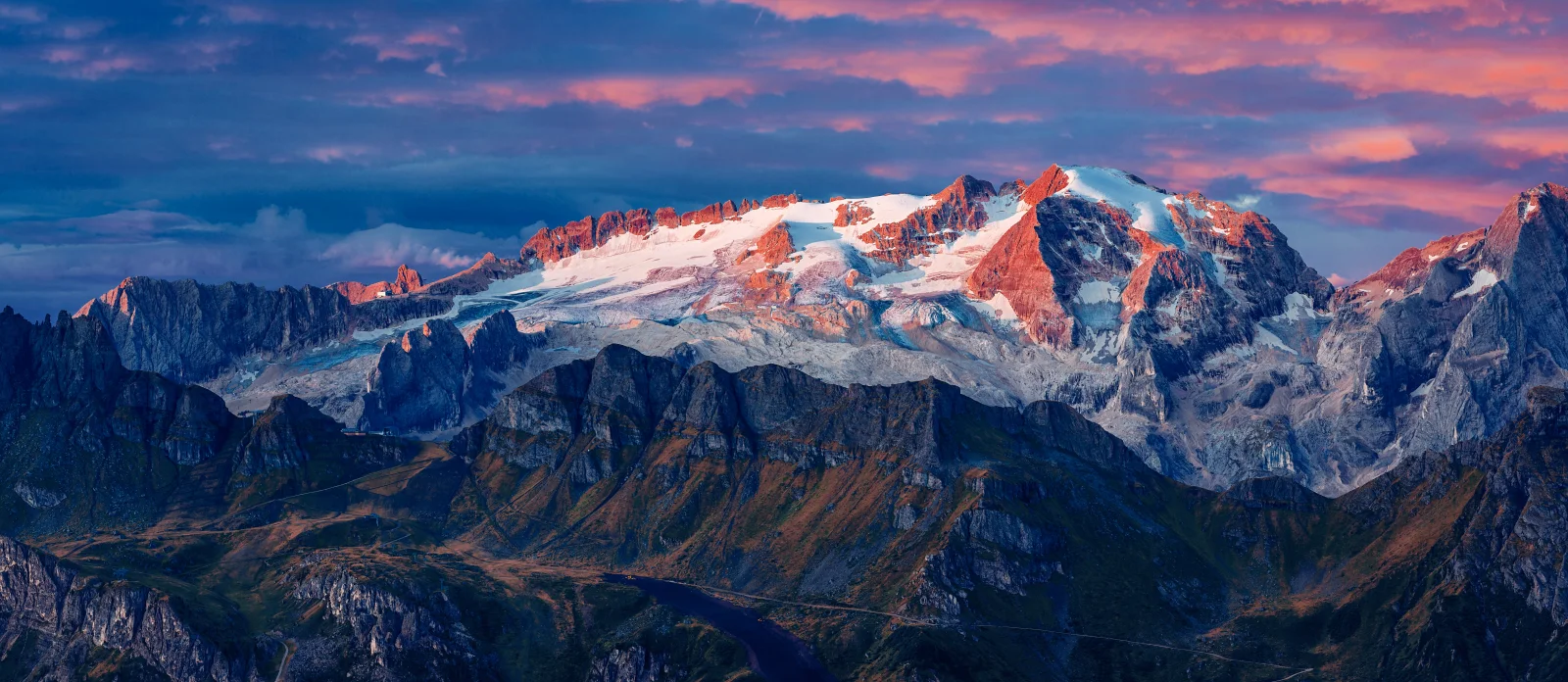 Marmolada Glacier Italy
