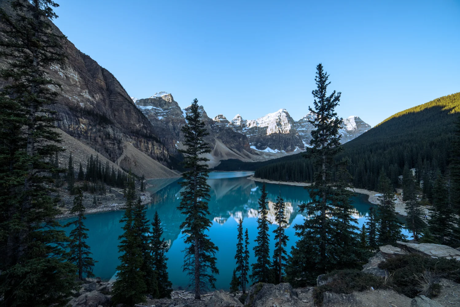 Moraine Lake Glacier Berge