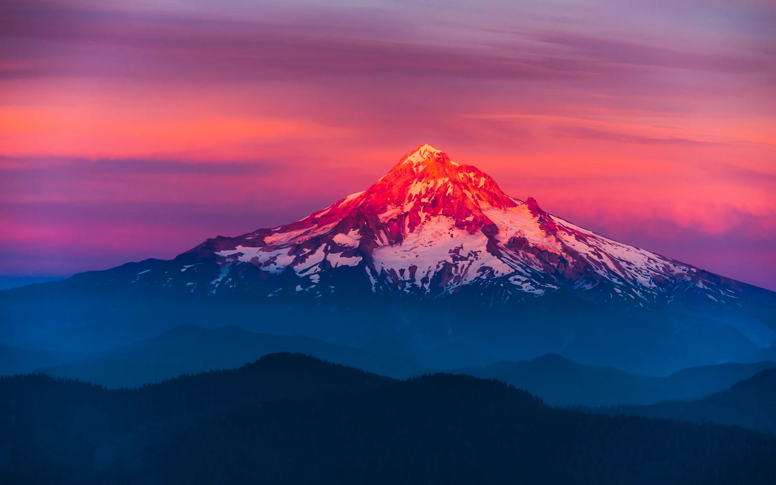 Mount Hood Alpenglow