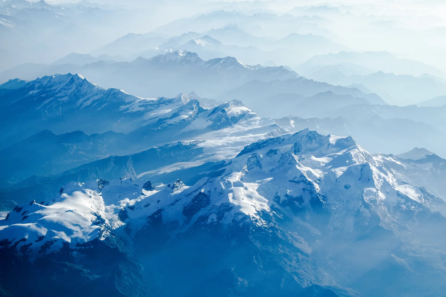 Swiss Alps Snow covered