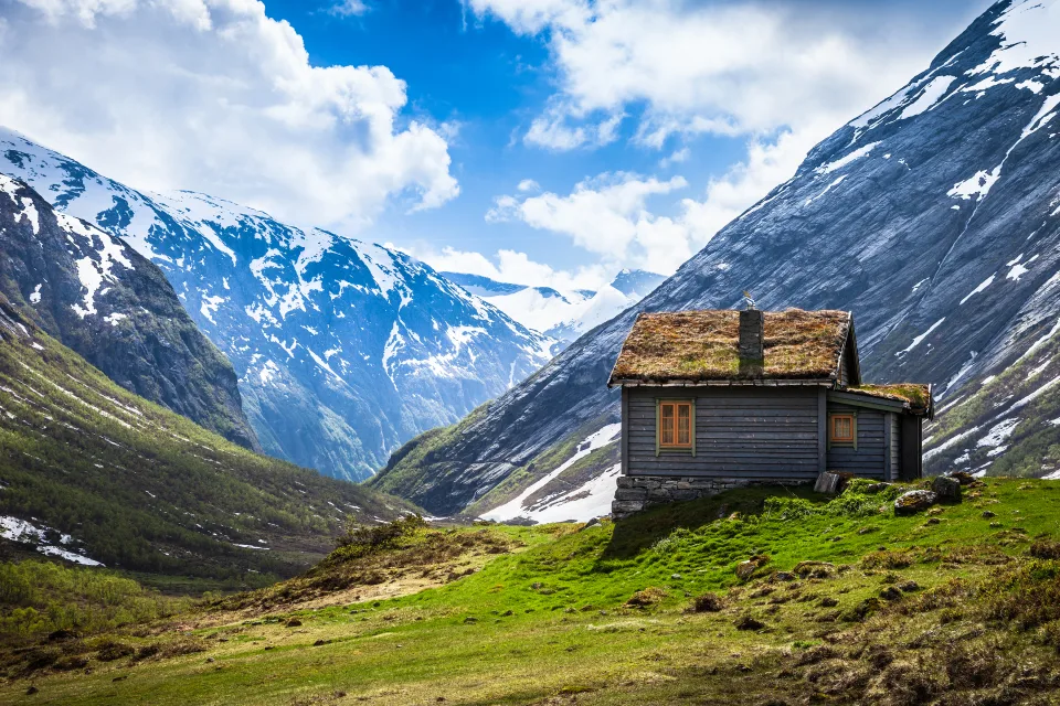 Valley Haus Glacier Berge