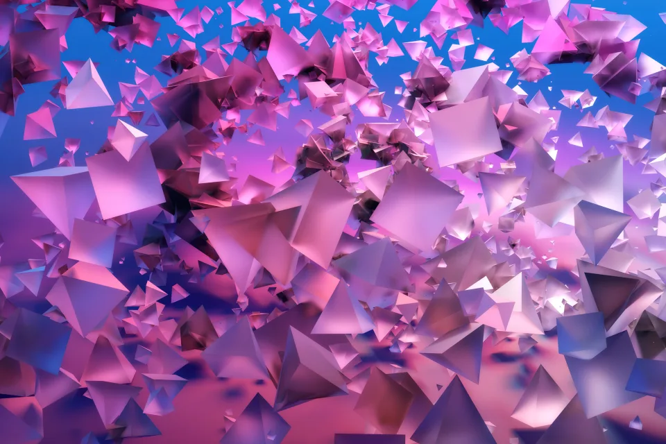 3D Formen 3D Hintergrund