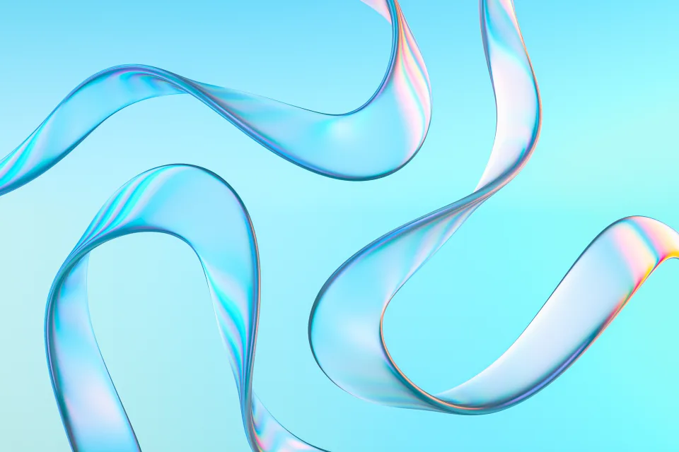 3D Hintergrund Cyan