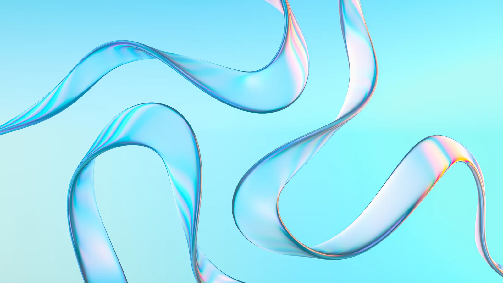 3D Hintergrund Cyan