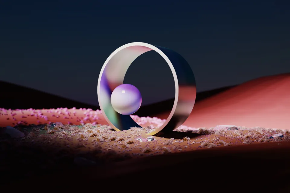 3D Hintergrund Nacht
