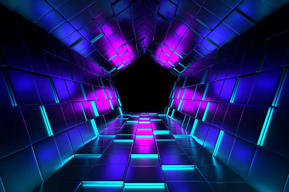 3D Hintergrund mit Formen