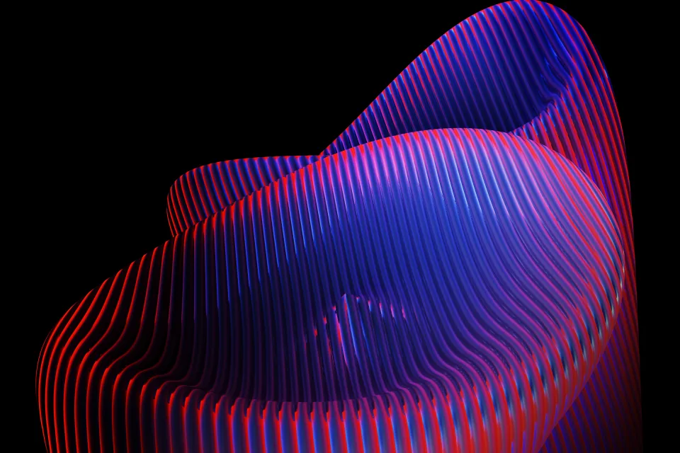 3D Hintergrund mit Linien