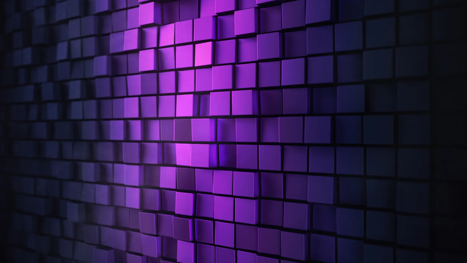 3D Hintergrund mit Quadraten