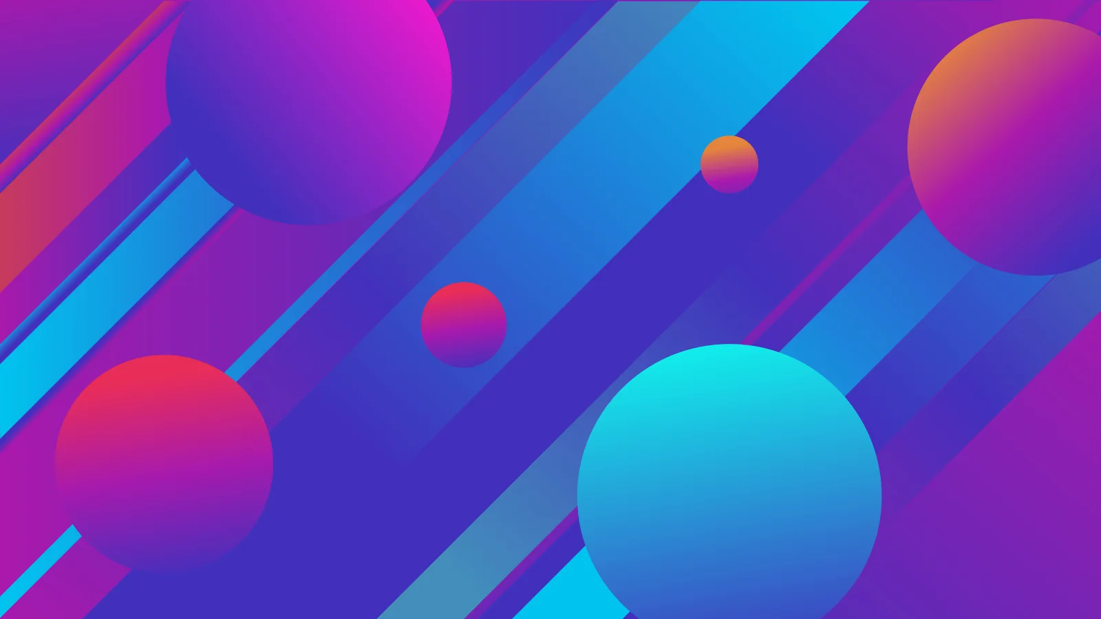 3D Hintergrund mit bunten Farbverläufen