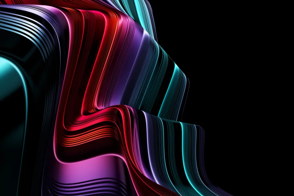 3D Kunst mit Linien
