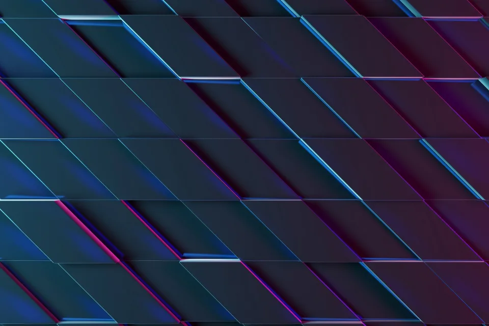 3D Neonhintergrund