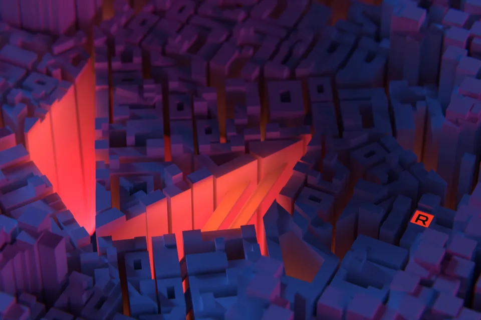 AMD Radeon abstrakter Hintergrund