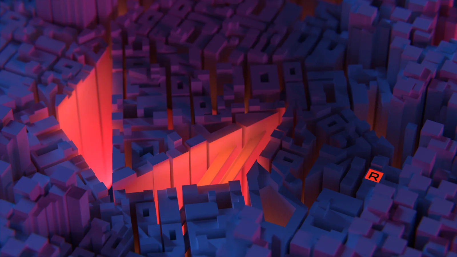AMD Radeon abstrakter Hintergrund