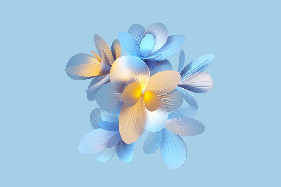 Abstrakte Blume 5K