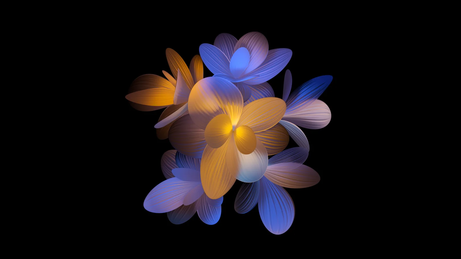 Abstrakte Blume Blumenmuster