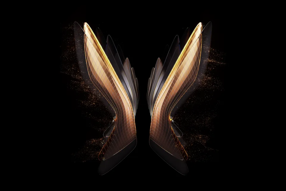 Abstrakter Hintergrund Fold phone
