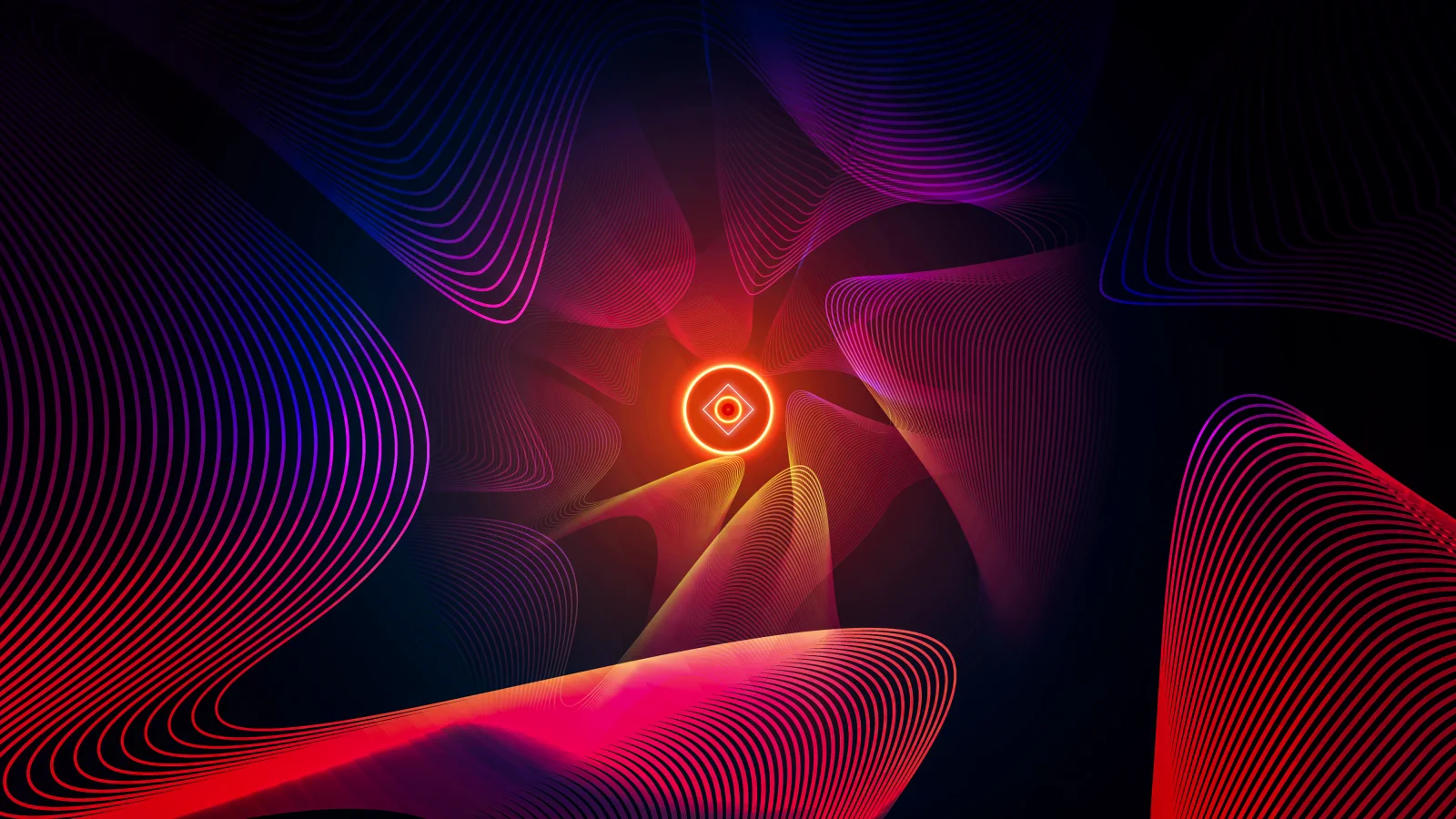 Abstrakter Hintergrund Leuchtend
