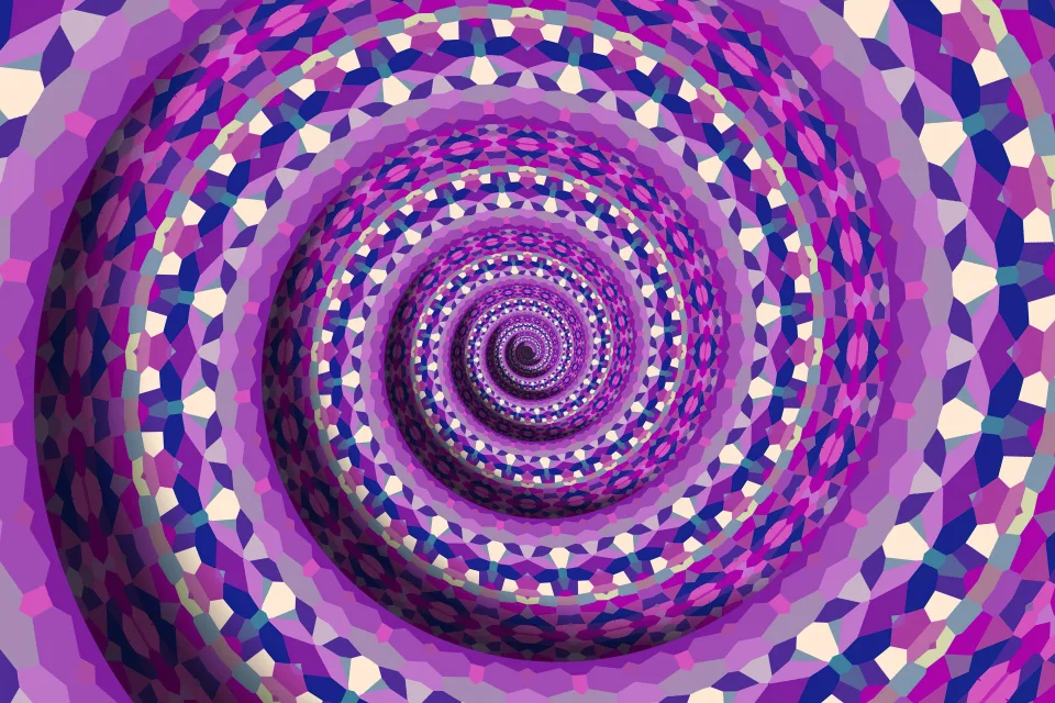 Abstrakter Hintergrund Spirale Mandala