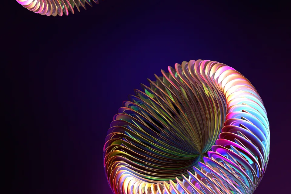 Abstraktes 3D Rendering