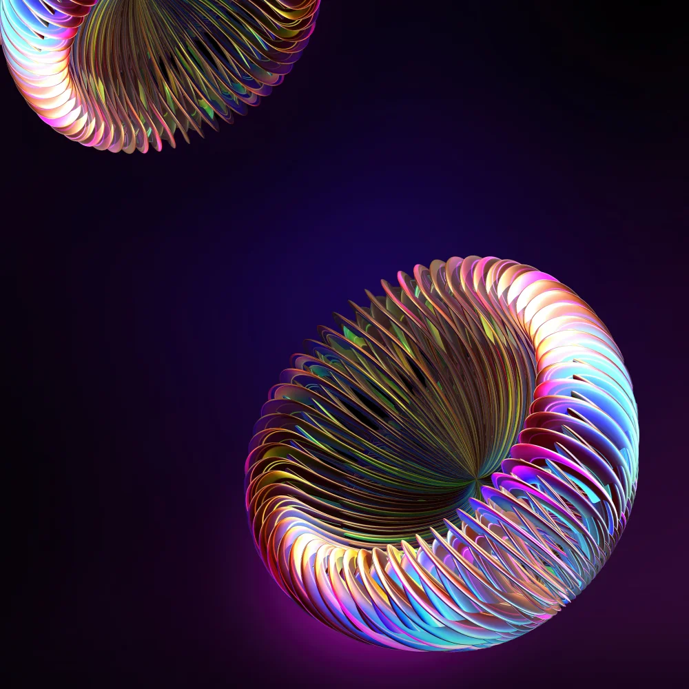 Abstraktes 3D Rendering