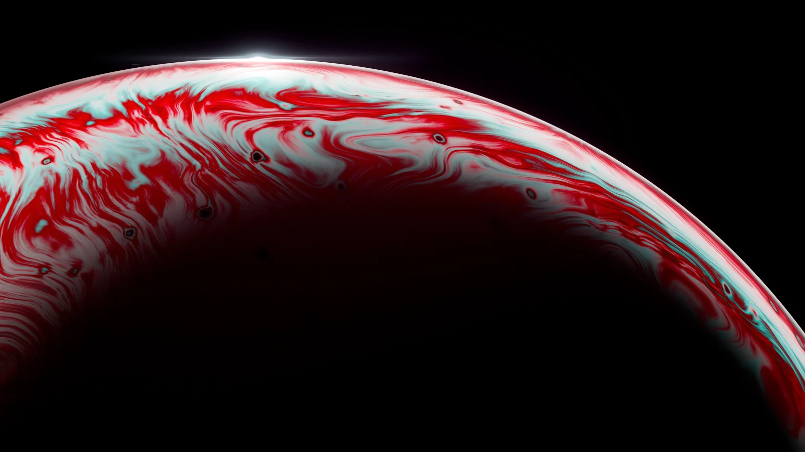 Blase schwarzer Hintergrund