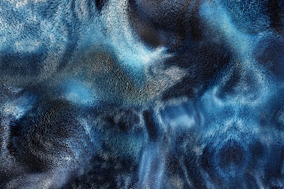 Blau Partikel Swarm