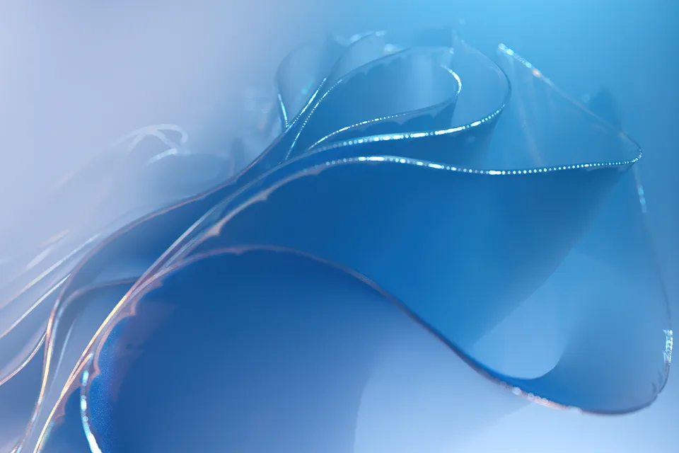 Blau ästhetisch abstrakt Windows 11
