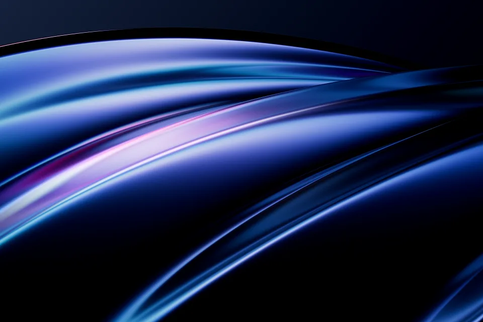 Blaue Abstraktion Curves