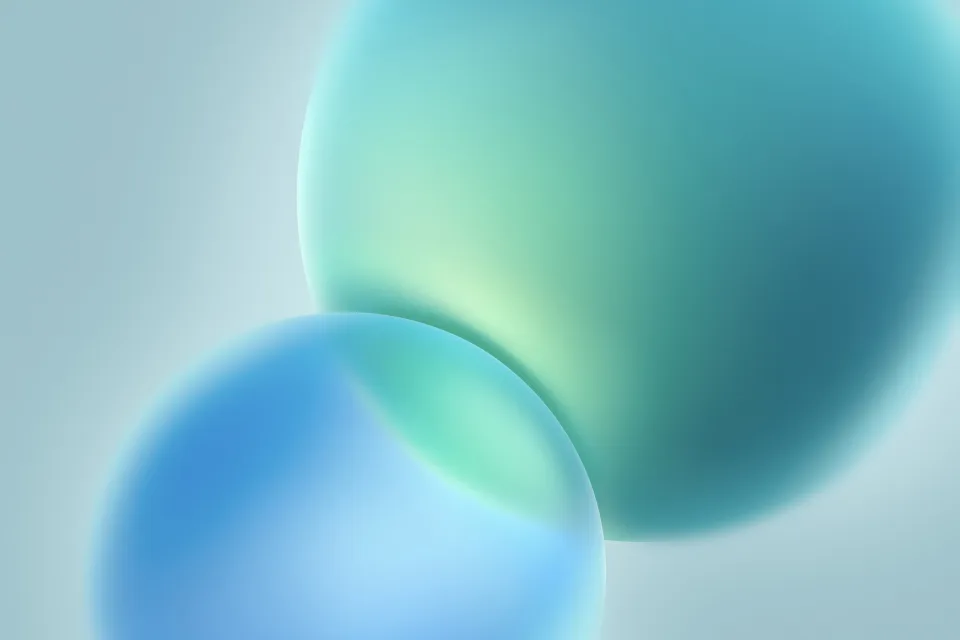 Blaue Abstraktion Farbverlauf Formen