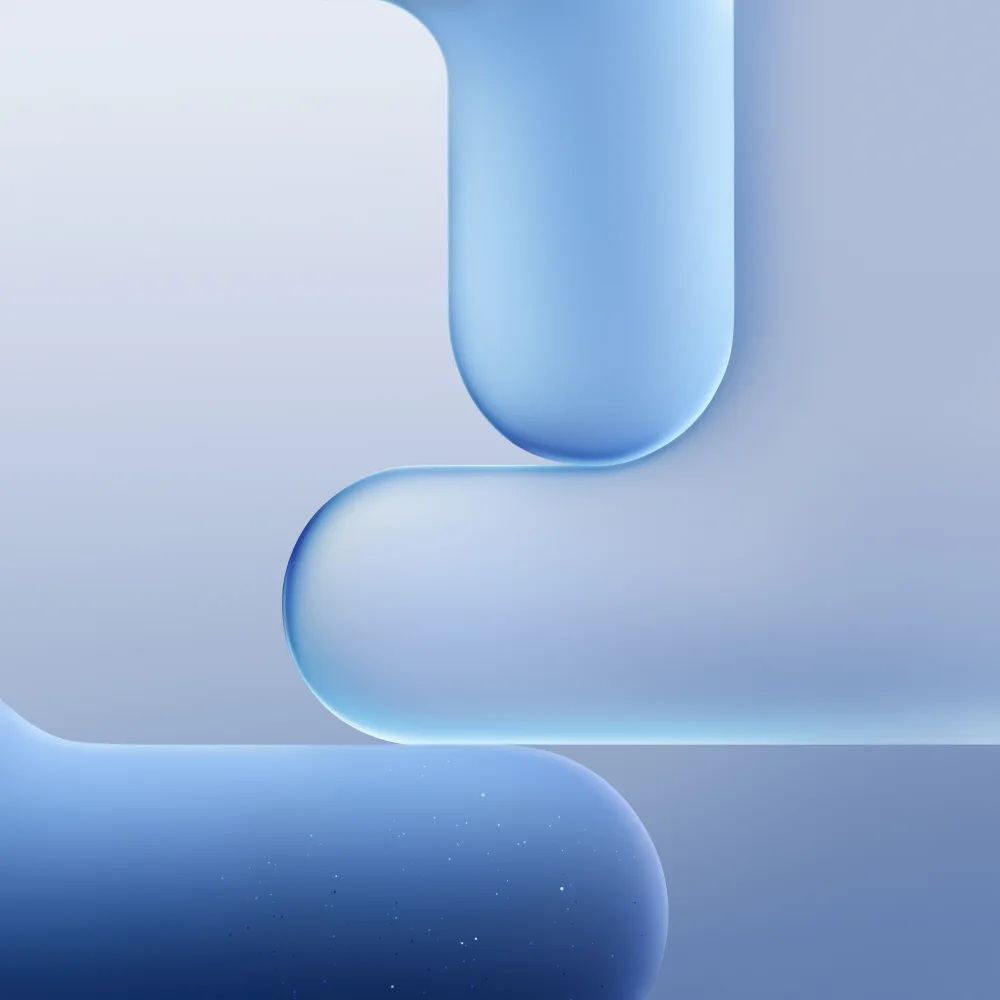 Blaue Abstraktion Glatt