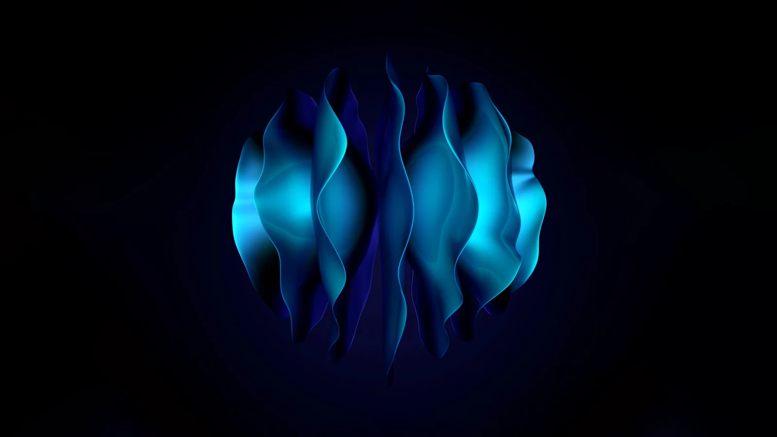 Blaue Abstraktion Huawei Mate X3