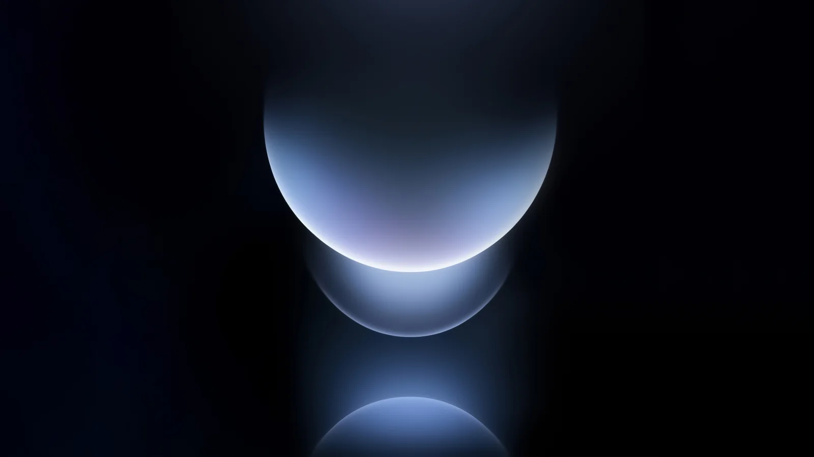 Blaue Abstraktion Kugeln