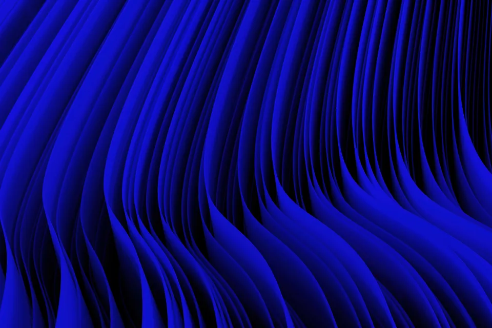 Blaue Abstraktion Layers
