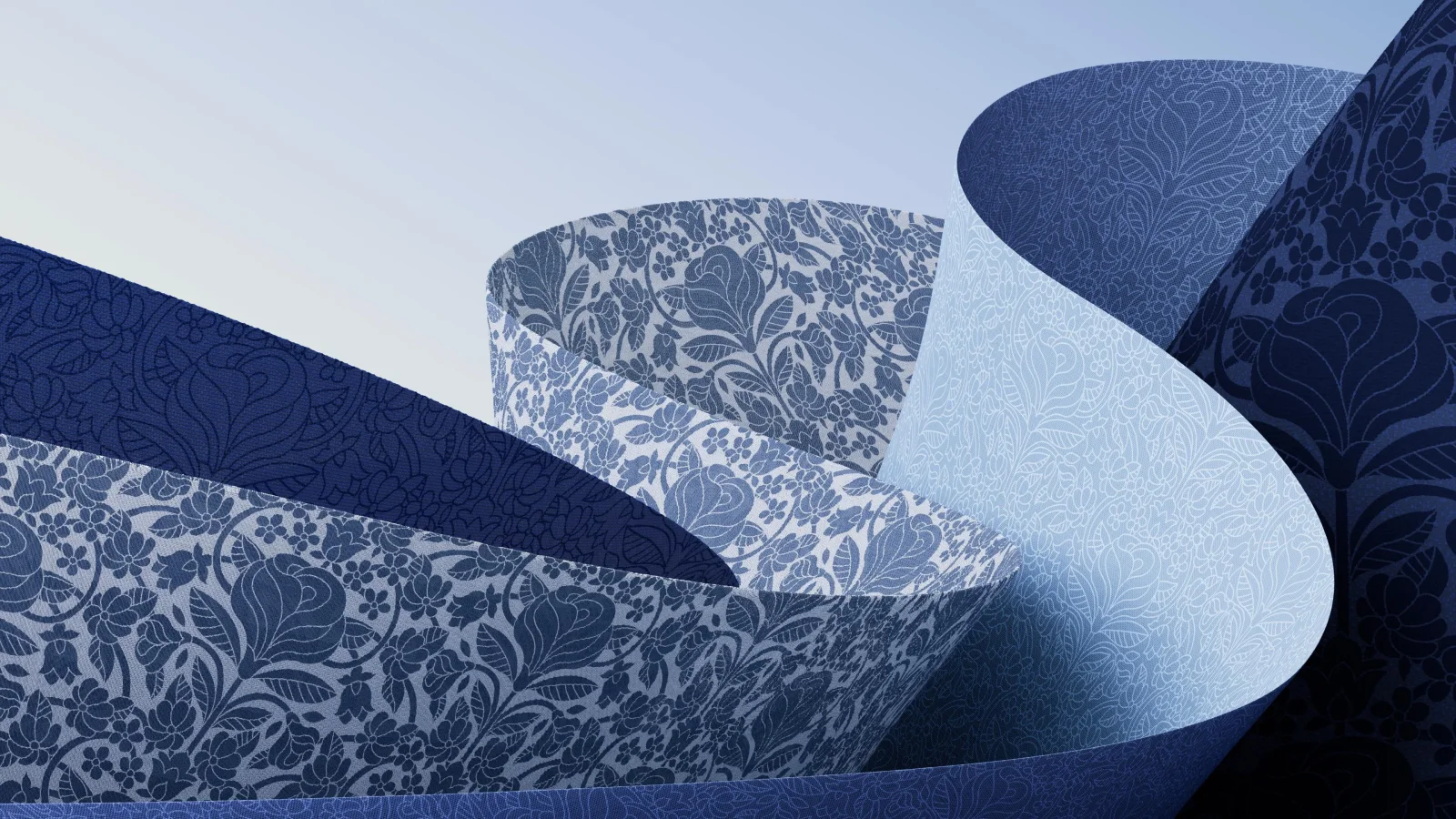 Blaue Abstraktion Surface Pro 9